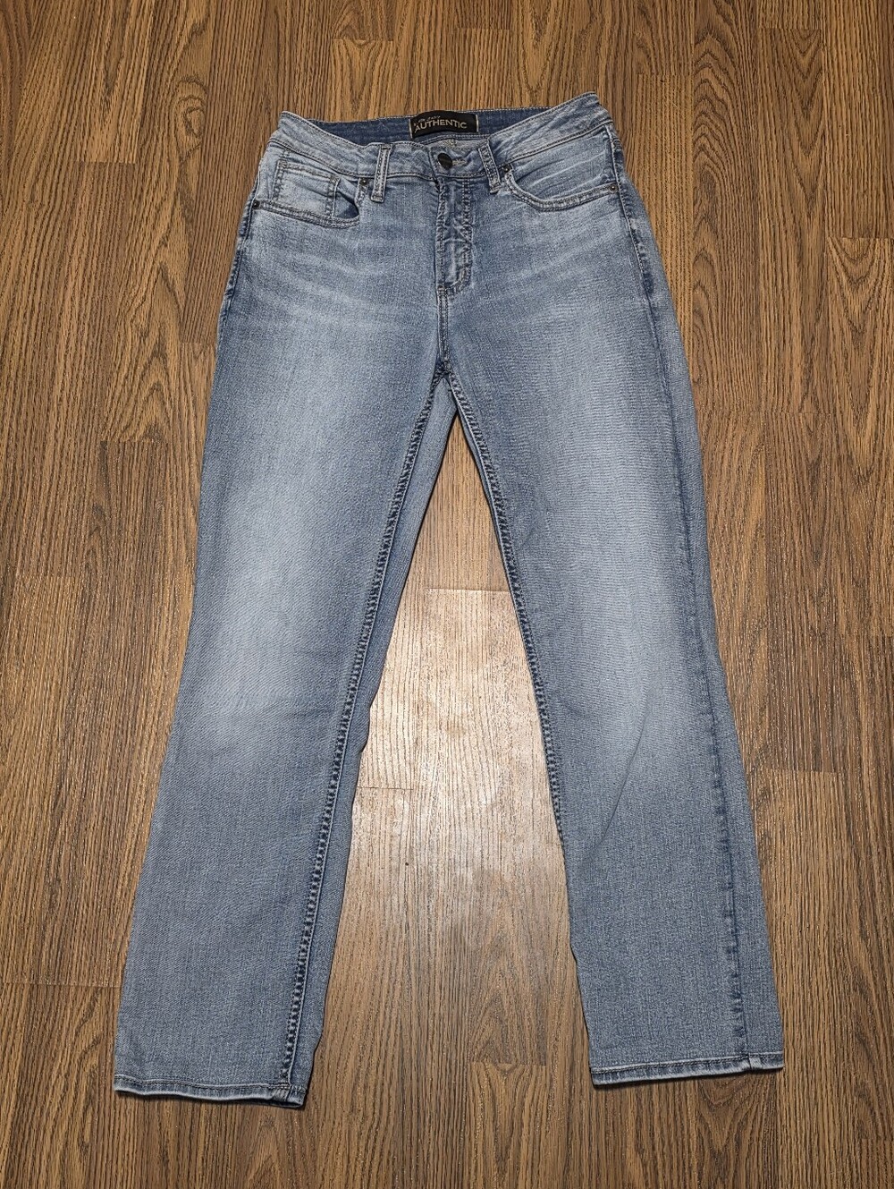 Silver Jeans Co Curvy High Slim Straight Leg Jeans Women’s 6x31 Light Blue Denim
